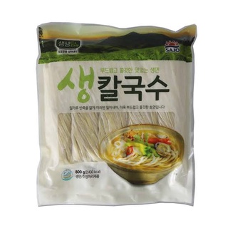 Sajo Kalguksoo Noodle 생칼국수 บะหมี่ไคกุ๊กซูเกาหลี(เส้นสด)  800g