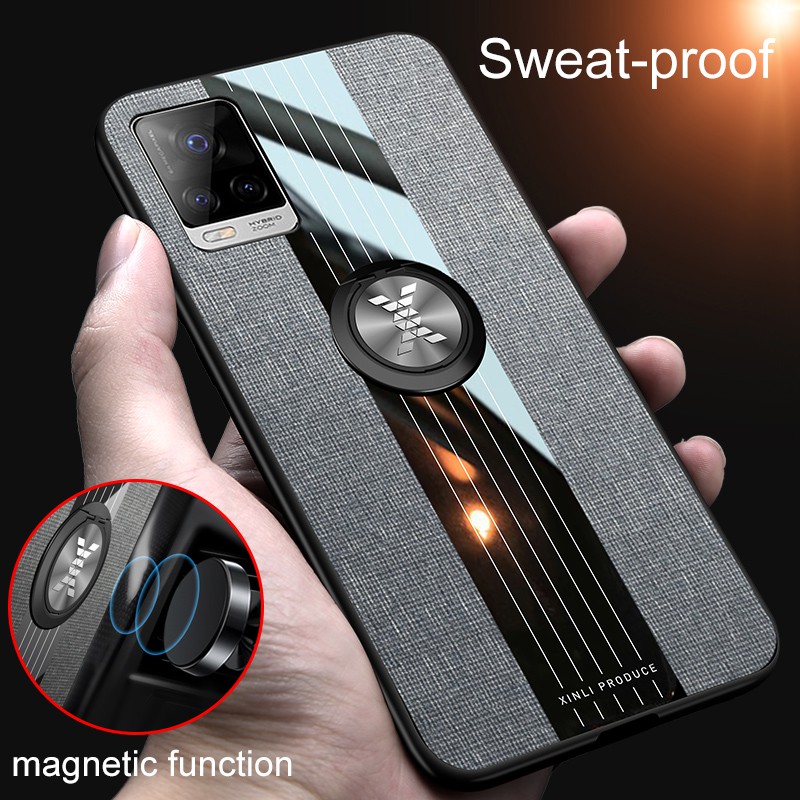 เคส VIVO V20 Pro กันกระแทกแหวนนิ้วฝาหลัง Vivo V 20 V20 Pro V20Pro เคสแข็งขาตั้ง