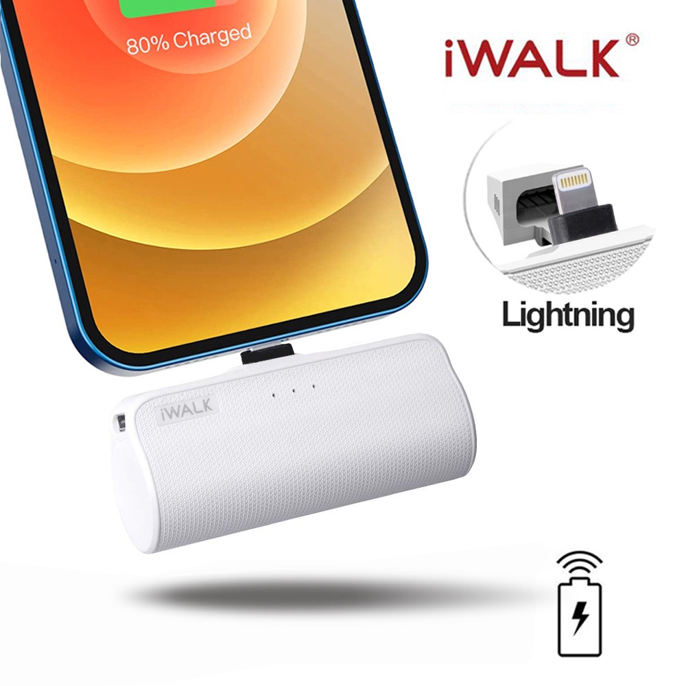 iWALK Link ME 3350L Plus แบตสำรองไร้สาย รุ่น Upgrade สำหรับ iPhone13,12,11,X,Xs,8S,8,AirPod ของแท้ 100% รับประกัน1ปี #1