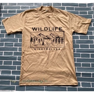 เสื้อยืดวินเทจคอกลมฟิต/วิว