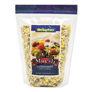 แม็กกาแรต ซีเรียล มูสลี่ มัลติ ฟรุต 1.5 กก. McGarrett Cereal Muesli Multi Fruits 1.5 kg