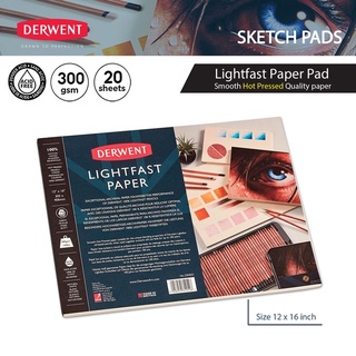 Derwent lightfast paperpad 300 gsm 12"x16"