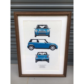 ภาพ Mini cooper s ปี 2002 กรอบขนาด ก*ส 35*46 ซม