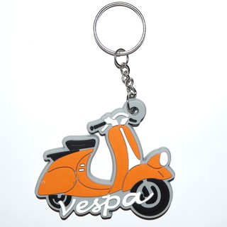 พวงกุญแจยาง Vespa mortor bike Vespa