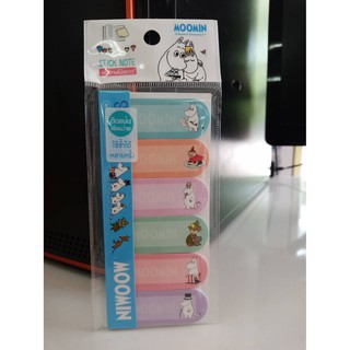 กระดาษโน๊ตกาว moomin ติดแน่น  ราคา 45 บาท