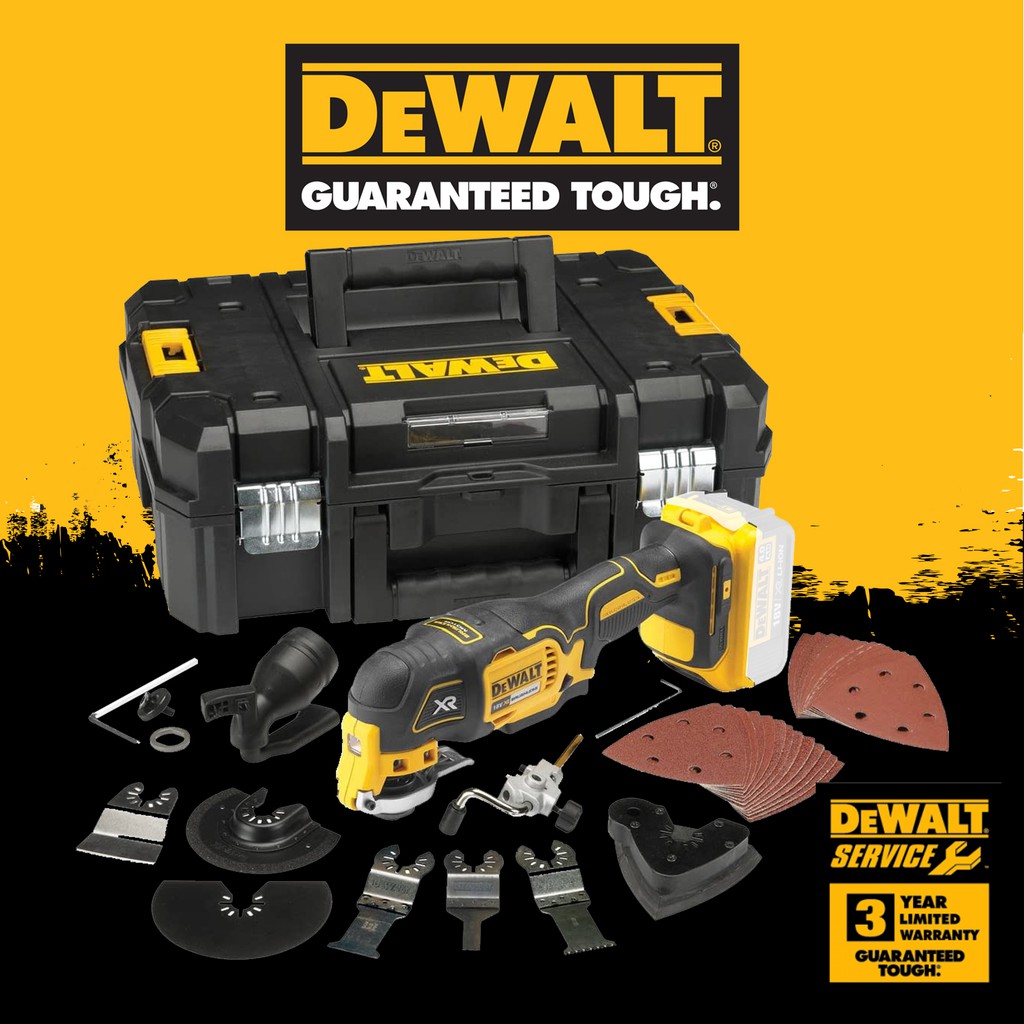 DEWALT DCS356NT เครื่องมืออเนกประสงค์ 18V รุ่น DCS356 มอเตอร์Brushless (MULTI-TOOL) รับประกันศูนย์ 3