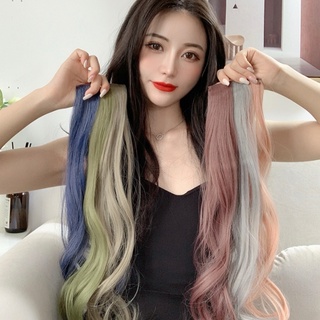 𝙂𝙄𝙉𝘼 ช่อไฮไลท์ ช่อแฮร์พีช สไตล์เกาหลี ผมนิ่ม เหมือนผมจริง มี40สี แบบลอน แบบตรง คุ้มมาก เปลี่ยนได้ทุกวัน แบบกิ๊บ