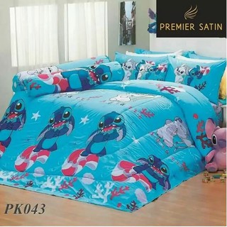 Premier Satin ผ้าปูที่นอน ไม่รวมผ้านวม ลายสติช รุ่น PK043