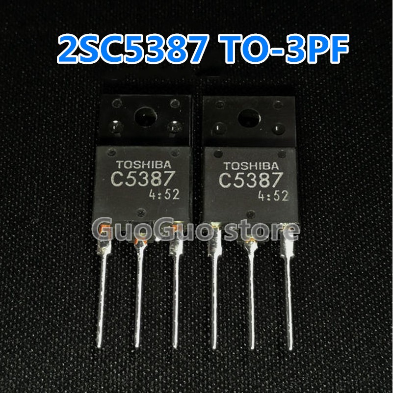 5pcs 2SC5387 C5387 TO-3PF 10A/1500V NPN ทรานซิสเตอร์หลอดราคาถูก