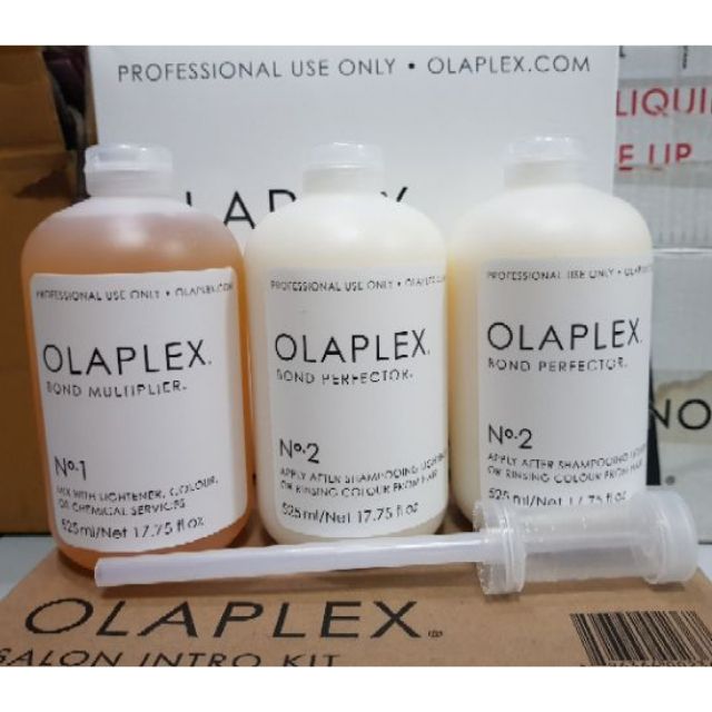 OLAPLEX Professional Salon Kit No.1, No.2 (2 ขวด) ขนาด 525 Ml ของแท้