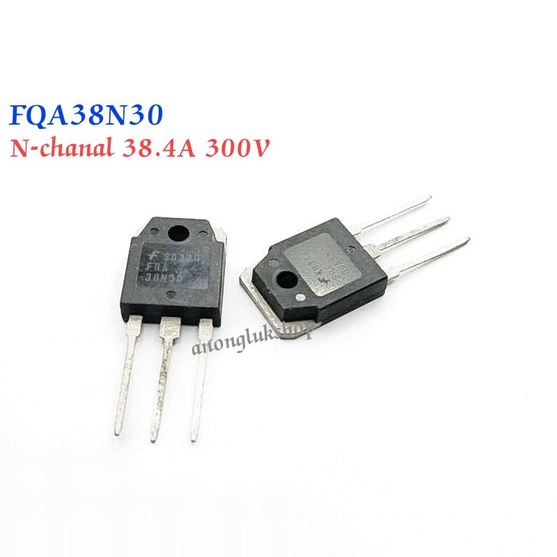 1ตัว 👉👉FQA38N30 38N30 Mosfet N-Channel 38.4A 300V มอตเฟสในบอร์ดเครื่องเสียง
