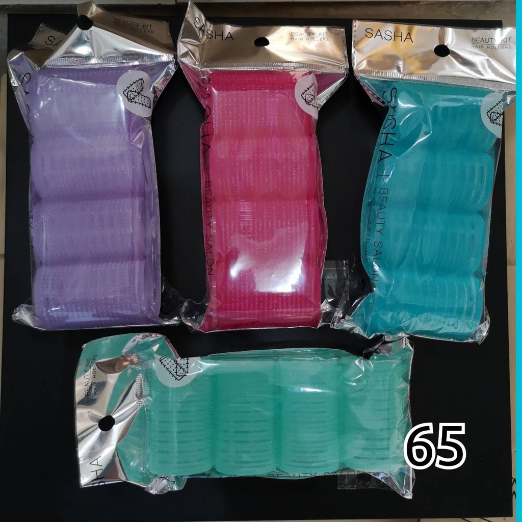 โรลม้วนผม  แบบขน   ไม่ใช้กิ๊ฟ(ราคา 1 แพ็ค) สุ่มสี ราคา ถูกที่สุด ดีลบีเคเค แกลเลอรีภาพที่ 2