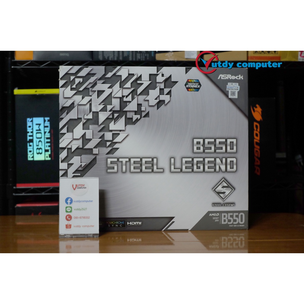 MAINBOARD AM4 ASROCK B550 STEEL LEGEND