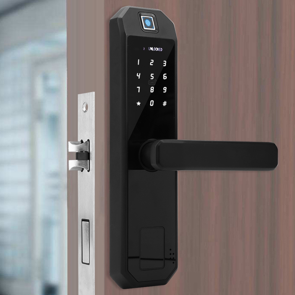 Superparis Biometric Fingerprint Door Lock Digital Electronic Fingerprint Door Lock For Home Anti Theft Intelligent Loc