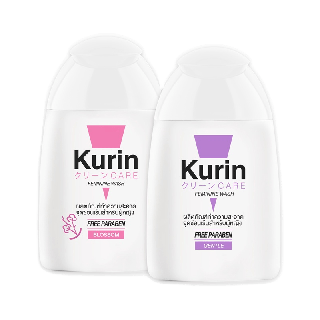 [ จับคู่ ]Kurin care feminine wash ph3.8 เจลทำความสะอาดจุดซ่อนเร้นสำหรับผู้หญิง สูตรบำรุงผิวขาว + สูตรสำหรับผิวแห้ง 2ขวด