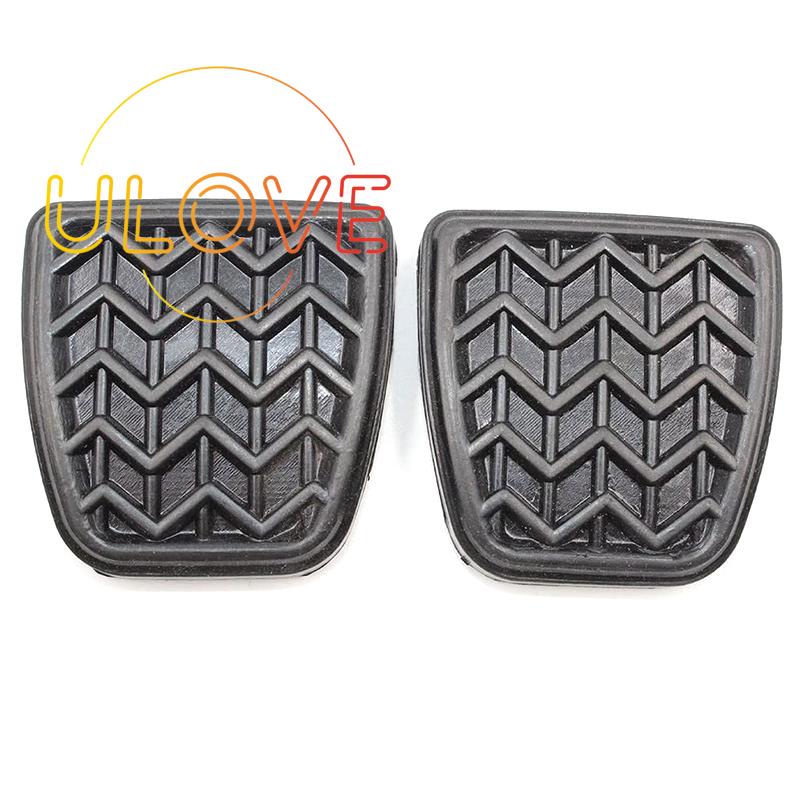 2PCS คลัทช์เบรคเหยียบ Pad ยางสําหรับ Toyota Camry Hilux Vigo KUN