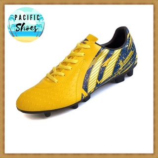 Pan รองเท้าฟุตบอล รุ่น PF15S4 Super Sonic Boom สีเหลือง รองเท้าสตั๊ด by Pacific Shoes