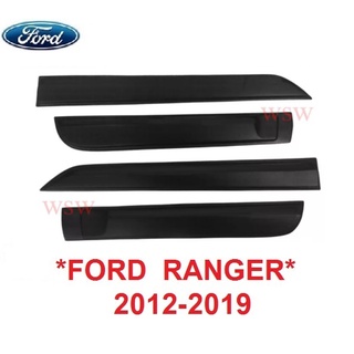 4ประตู คิ้วกันกระแทกประตู Ford Ranger T6 2012 - 2019 แผ่นกันกระแทก กันกระแทกประตู ฟอร์ด เรนเจอร์ กันกระแทกข้าง