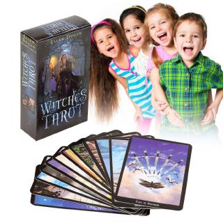 [COD]78 Cards Witch Tarot Deck Future Fate Indicator Forecasting Cards Table Game