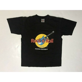 เสื้อยืดผ้าฝ้าย ขนาดใหญ่ พิมพ์ลาย Stich Rock N Roll Cafe Nau Bahamas สไตล์วินเทจ 42-44 GEokbh92OKpmgo73สามารถปรับแต่งได้