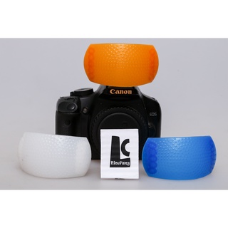 ตัวกระจายแสงแฟลช  DSLR   Pop Up Flash Diffuser 3 สี ขาว ส้ม น้ำเงิน