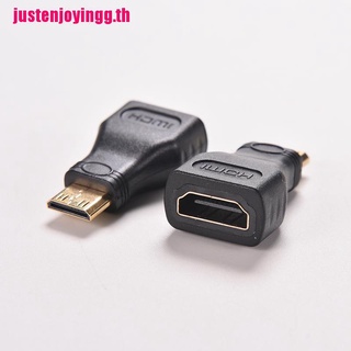 &lt;JJTH&gt; อะแดปเตอร์เชื่อมต่อ HDMI Type C ตัวผู้ เป็น HDMI Type A ตัวเมีย สําหรับ HDTV 1 ชิ้น