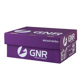 กระดาษต่อเนื่อง 1 ชั้น ไม่มีเส้น 15x11นิ้ว GNR 1-sided continuous paper, no lines, 15x11 inches, GNR