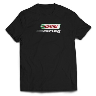 [S-5XL]Castrol เสื้อยืดลําลอง สําหรับผู้ชาย แขนสั้น คอกลม พิมพ์ลาย Gas Motorsport Car Racing โอเวอร์ไซซ์