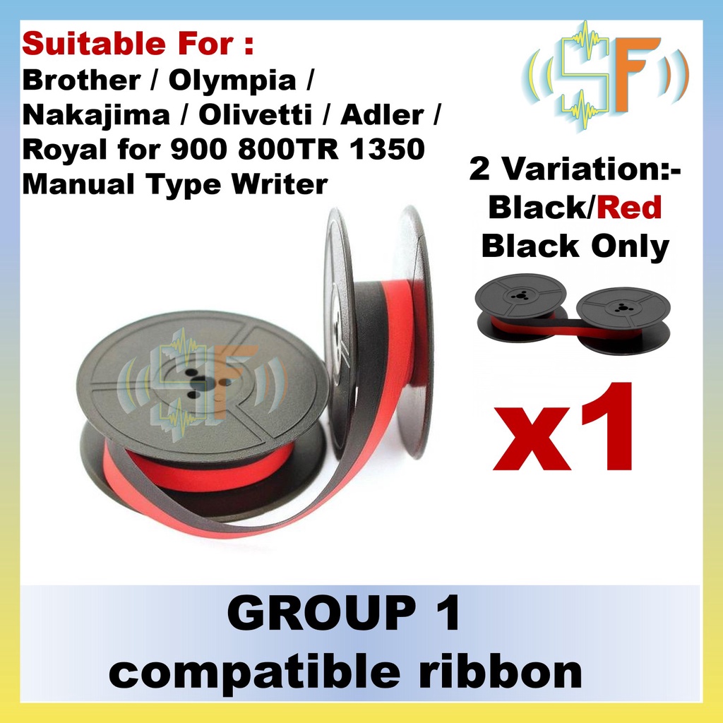 GR1 - Din 2103 / 3755 Brother / Olympia / Nakajima / Olivetti / Antler / Royal Group 1 เครื่องพิมพ์ด