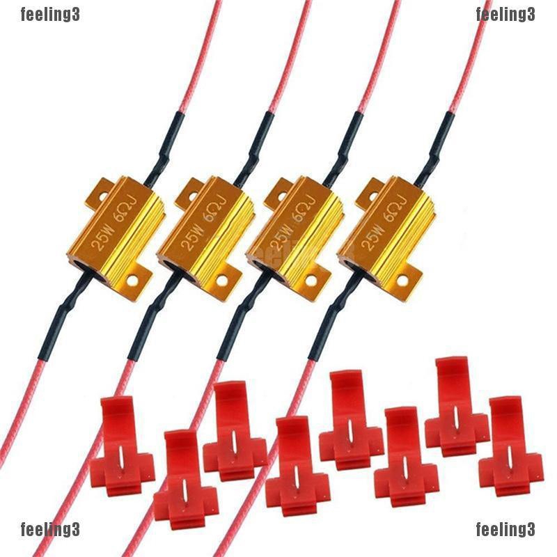 2x Load Resistors - Fix LED Bulb Hyper Flash & Turn Signal Error On Cars & Motorcycles