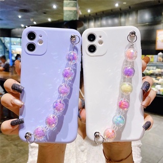 Casing For Samsung Galaxy A9 A8 A7 A5 A6 2018 A8+ A6+ A5 2017 2016 J6 J4 2018 A8 Plus Colourful Round Bead Bracelet Fashion Wristband Soft Silicone Phone Case Protection Cover