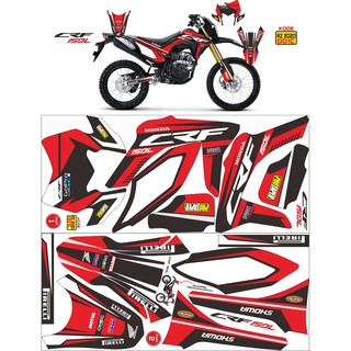 สติกเกอร์ลอกลาย Honda CRF 150L Fullbody