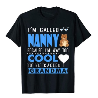 ถูกสุดๆเสื้อยืด ผ้าฝ้าย พิมพ์ลาย IM Called Nanny สไตล์ฮาราจูกุ แฟชั่นเรโทร สําหรับผู้ชาย