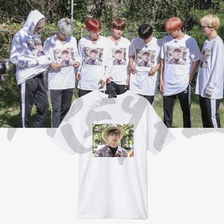 ‼️พร้อมส่ง‼️   BTS เสื้อแขนสั้นรูปจองกุก [S-3XL]