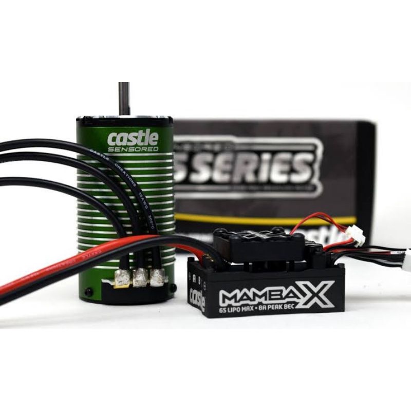 Castle Creations Mamba X Waterproof Combo w/1512 Sensored Motor (1800kV)