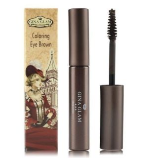 Gina Glam eyebrow จีน่า แกลม มาสคาร่าคิ้ว No.G38 เบอร์03 น้ำตาลเข้มธรรมชาติ