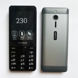 โทรศัพท์มือถือ โนเกียปุ่มกด NOKIA  230 (สีดำ)  2 ซิม จอ 2.8นิ้ว รุ่นใหม่ 2020