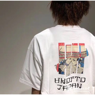 [S-5XL] Undefeated เสื้อยืดลําลอง แขนสั้น คอกลม พิมพ์ลาย Ukiyo-e sumo แฟชั่นฤดูร้อน