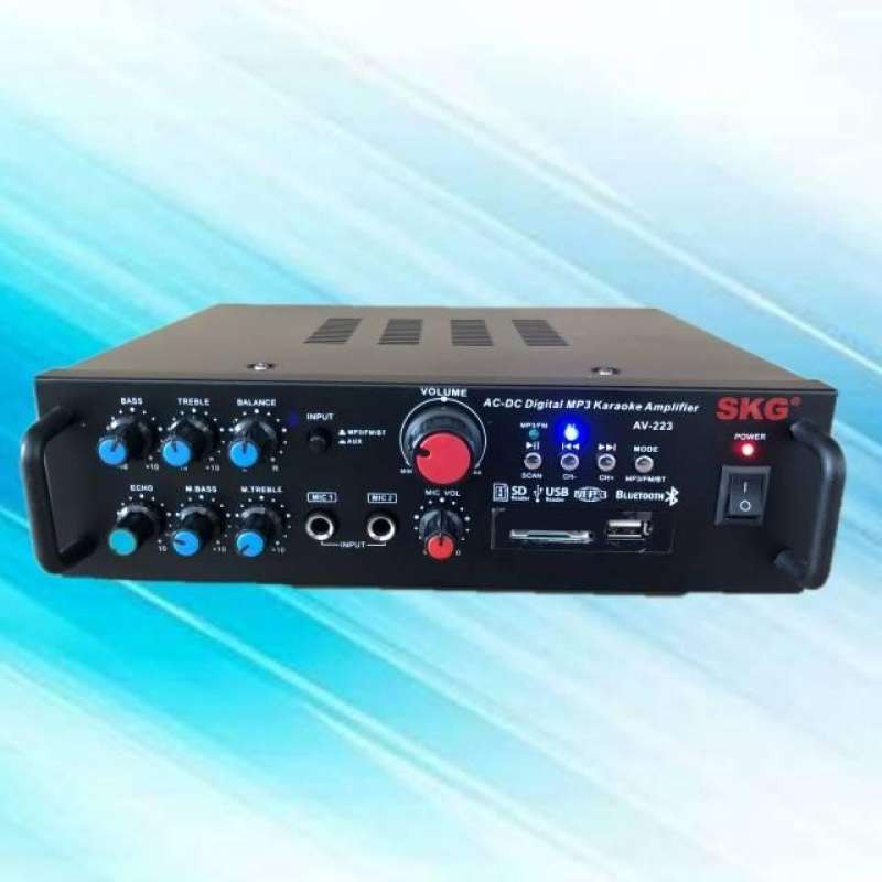 SKG AV-223 เครื่องแอมป์ขยายเสียง