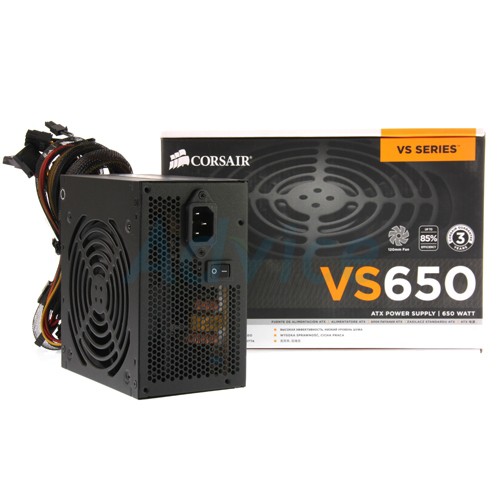PSU (80+ White) Corsair VS650 (650w.)