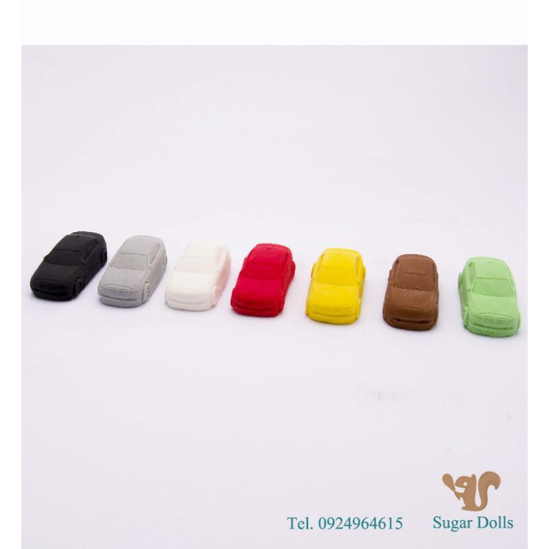 รถ fondant น้ำตาลปั้นแต่งเค้ก รูปรถ