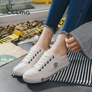 [Codeลด100:bamd] 🚨 รองเท้าผ้าใบ sneaker style พร้อมส่ง! N6416