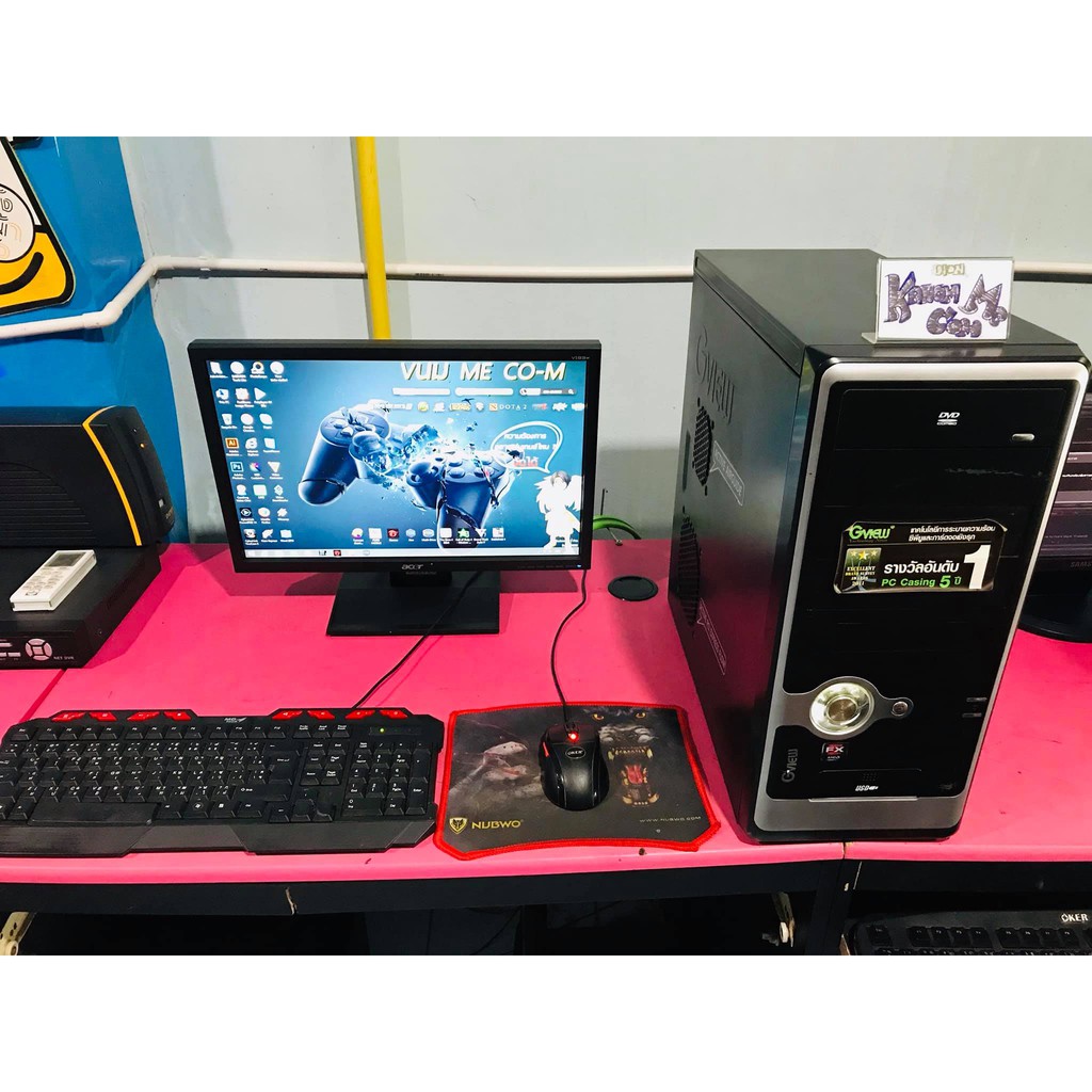 (ใส่โค้ด MON313WA ลด 600.-) ขายชุดคอม Core I3 Pubg Steam GTA V แรงๆสวยๆคับ ลงเกมไว้เต็มเครื่องคับ