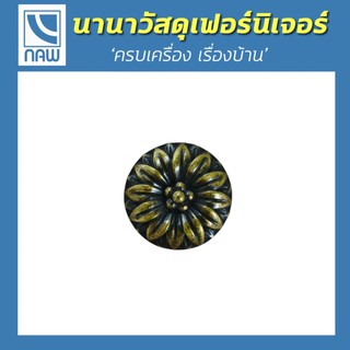 ปุ่มจับ มือจับ ปุ่มจับประตู ตู้เสื้อผ้า ลิ้นชัก ลายดอกไม้ สวย ทน 7799-1EAB