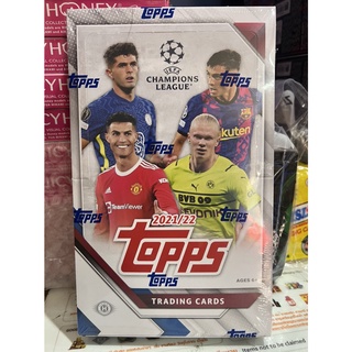 พร้อมส่ง !!! 2021-22 Topps UEFA Champions League Soccer Hobby Box (1 กล่อง)