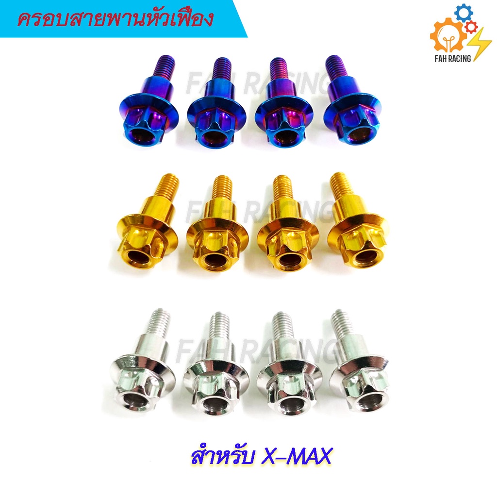 น๊อต บู๊ช ครอบสายพาน หัวเฟือง สำหรับ X-MAX / N-MAX / AEROX 1ชุด