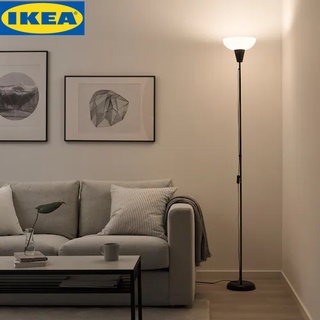 IKEA TÅGARP ทัวการ์ป โคมไฟตั้งพื้น สีดำ ใช้หลอดไฟ LED E27 วัสดุโลหะคงทนแข็งแรง