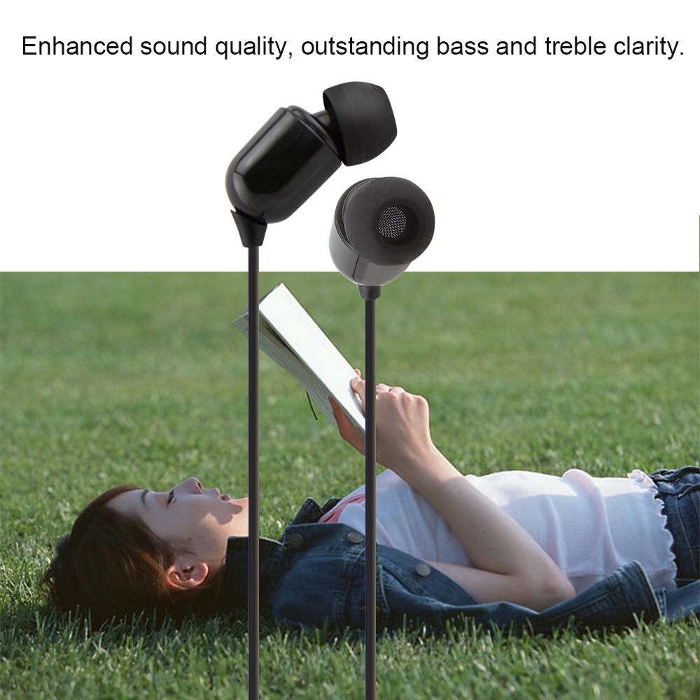 ชุดหูฟังอินเอียร์ 3.5 มม. 3 เมตร พร้อมไมโครโฟน สายยาว สําหรับสมาร์ทโฟน แล็ปท็อป โน้ตบุ๊ก MP3