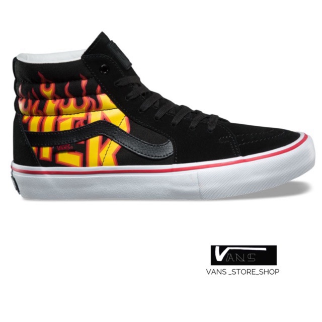 VANS SK8HI PRO X THRASHER THRASHER BLACK SNEAKERS สินค้ามีประกันแท้ |  Shopee Thailand