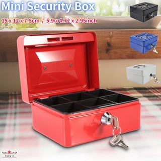 Fairy &amp; Magic Security Box กล่องเหล็กขนาดเล็กแบบล็อคได้ 1 ชิ้น